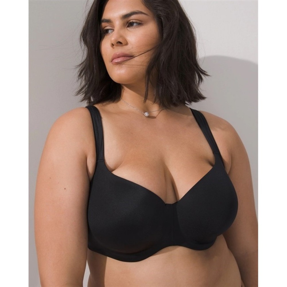 Soma Black Seamless Balconette Bra